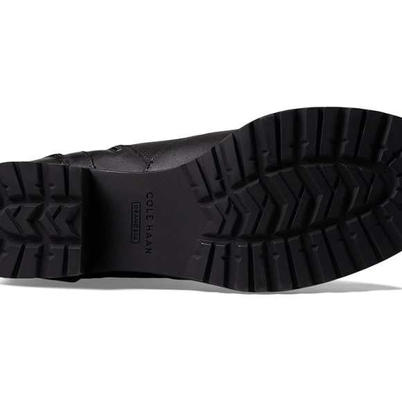 Cole Haan Sleek Black Moto Boots - Picture 4 of 5